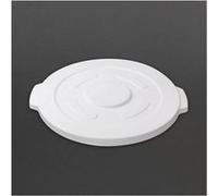 Couvercle pour Conteneur Rond Blanc GG792 de 38 L - - Polypropylène38 x28mm