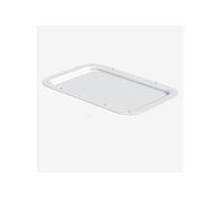 Couvercle demi bac à diviseuse 400 x 300 - 7 L - blanc