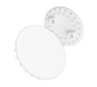 Couvercle pour écoulement de douche, Ø 75 mm, compatible avec la garniture d'écoulement Viega Domoplex, convient au modèle 6930.0, ABS ASA blanc, pour receveur de douche Trou d'écoulement Ø 52 mm
