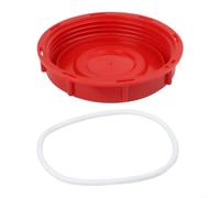 Couvercle pour ibc 163mm HDPE Joint Inclus Anti-UV Couvercle(Red) | HDPE haute densité, joint inclus, résistant aux UV, empêche , rouge