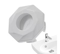 Couvercle pour l'évier - Prévention automatique des odeurs dans les robinets sanitaires - Anneau décoratif pour lavabo de salle de bain - Pour hôtel, restaurant, appartement, entreprise, cuisine de