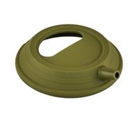 Couvercle pour poêle, ustensiles de cuisine, utilisation à haute température, léger, réutilisable, en silicone de qualité alimentaire, souple, pour bol, casserole, tasse, 13,5 x 12,5 x 3 cm