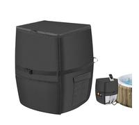 Couvercle pour Pompe à Chauffage de Spa | Couvercle Extérieur pour Pompe à Chauffage de Spa | Protecteur Étanche Isolé avec Fermeture Éclair pour Auberge Villa Jardin Appartement Maison de Plage