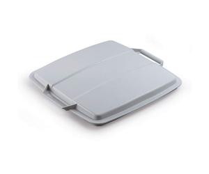 Couvercle pour poubelle carrée Durabin 90 litres - Gris