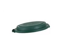 Couvercle pour poubelle extérieure verte Eda - 75 Litres