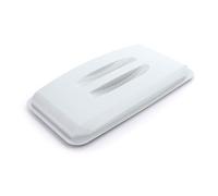 Couvercle pour poubelle rectangulaire Durabin 60 litres - Blanc