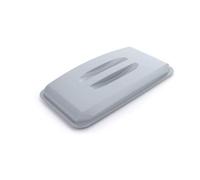 Couvercle pour poubelle rectangulaire Durabin 60 litres - Gris