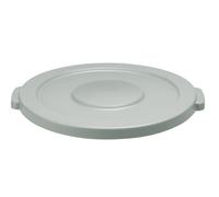 HENDI Couvercle Rond Fermé, Pour HENDI 691403 Poubelle Ronde, 505X(H)35 mm, Gris, Polypropylène