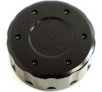 Couvercle pour réservoir de liquide de frein JMP 42mm aluminium noir, Yamaha YZF-R6 , Kawasaki ZX-6R WR R / X 125 / 250 / 300 / 320 / 321 / 600 / 650 / 660