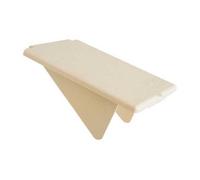 Couvercle pour socle mâle à encastrer P17 16A - fiche pivotante- boitier blanc