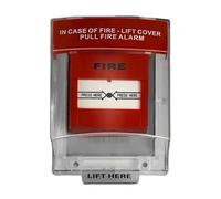 Couvercle pour Station d'Alarme - Protection Transparente de Sécurité - Couvercle De Capteur Ignifuge À Montage Murale - pour Bibliothèque Bâtiments Publics Maison Couloir École sous-Sol