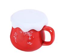 Couvercle pour tasse, silicone anti-fuite | Couvercle réutilisable pour tasse à café | Pour une utilisation quotidienne sur le lieu de travail, les déplacements, la maison, le matin, les voyages