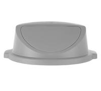 HENDI Couvercle Poussoir Rond, Pour HENDI 691038 Poubelle Ronde, 580X(H)190 mm, Gris, Polypropylène
