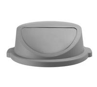 HENDI Couvercle Poussoir Rond, Pour HENDI 691403 Poubelle Ronde, 505X(H)190 mm, Gris, Polypropylène