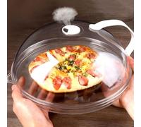 Couvercle pratique pour micro-ondes avec couvercle ventilé pour gérer la vapeur et réduire les efforts de nettoyage après chauffage (base)