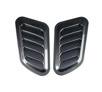 Couvercle Prise d'air Décoration Capot Voiture Air Conception sortie, Simulation d'évent, faux corps d'admission, créatif et Durable(1pair Carbon Fiber)