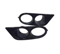 Couvercle Prise d'air Pour E46 M3 2001-2006 Couvercles Phare Antibrouillard Pare-chocs Avant Double Trous Voiture Lunettes Protection Phare Antibrouillard(Carbon fiber black)