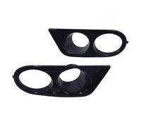 Couvercle Prise d'air Pour E46 M3 2001-2006 Couvercles Phare Antibrouillard Pare-chocs Avant Double Trous Voiture Lunettes Protection Phare Antibrouillard(Bright black)
