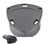 Couvercle Prise Remorque - 13 Broches, Protection Connecteur | Capuchon Plastique Étanche À La Poussière Pour Camping-Car, Adaptateur, Stockage Prise, Protection Contre L’humidité, Utilisation Pendant
