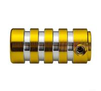 Couvercle Protection Levier de Vitesse pour moto Alliage Aluminium - Coque Blindée Pédale de Changement Résistante aux Chocs pour Trail Sport (Gold)