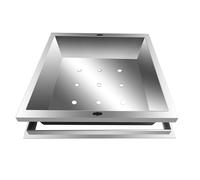 Couvercle Puisard Invisible, Inspection Pouvant Faire Pousser Des Fleurs Dans La Rainure, Trou D'homme Et Cadre Encastrés En Acier Inoxydable 304, Adapté À Cour Pelouse(23.6in (60cm))