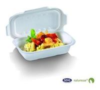 Couvercle Pulpe de Cellulose Biodégradable pour Barquette Rectangulaire N395, N396 et N397 x 250