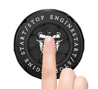 Couvercle push-to-start, couvercle du bouton start-stop en alliage de spin, couvercle universel poussé-but-spin, pour protection automatique