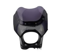 Couvercle Queue Carénage Carénage De Phare 5" Noir Blanc En Fibre Verre Déflecteur Feu Pour XJR TW200 XT250 Pour Rue Pour Vélo YD50 TZR50