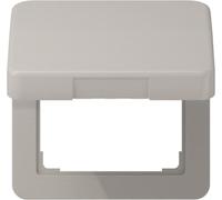 Couvercle rabattable Jung CD 590 KL PT aluminium anodisé, platine