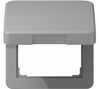 Couvercle rabattable Jung CD590KLGR - 1 pli, horizontal/perpendiculaire, plas...