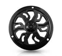 Couvercle Radiateur Alliage Aluminium pour moto Scooter Couvercle(Black) | Ajustement pour parfait, modèle pour sprint Primavera 150, design décoratif , installation directe