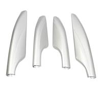 Couvercle Rail Barre Toit pour Nissan Patrol Y62 2010-2018, Voiture Coque Protection Plastique Pavillon Avant Arrière Couverture Galerie ,E/4pcs