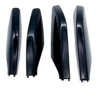 Couvercle Rail Barre Toit pour Toyota Land Cruiser Prado 120 2003-2009, Voiture Coque Protection Plastique Pavillon Avant Arrière Couverture Galerie ,E/4pcs