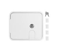 Couvercle Rangement Tuyau Camping-car - Trappe Cordon Antirouille | Porte Visite Étanche Verrouillable | Accès Plancher Remplissage Huile | Pour Caravane Camping-car Conversion Véhicule Intérieur |