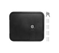 Couvercle Rangement Tuyau Camping-car - Trappe Cordon Antirouille | Porte Visite Étanche Verrouillable | Accès Plancher Remplissage Huile | Pour Caravane Camping-car Conversion Véhicule Intérieur |