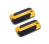 Couvercle Réservoirs Couvercle De Réservoir Liquide Frein Avant CNC pour Moto, pour CBR600F pour CBR600RR pour CBR900RR pour CBR929RR pour CBR954RR(Yellow)