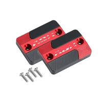 Couvercle Réservoirs Couvercle De Réservoir Liquide Frein Avant CNC pour Moto pour SYM pour ADX125 pour ADX 125 2023-2024 Bouchon D'huile(Red2)