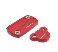 Couvercle Réservoirs Couvercle Pompe Réservoir Frein Avant Bouchon Liquide D'huile Arrière pour CRF450R pour CRF250R pour CRF250X pour CRF450X pour CRF 450 RX 450L(Red)