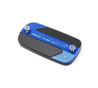 Couvercle Réservoirs pour Goldwing pour GL1800 pour GL1500 pour GL 1800 VTX 2010-2018 Moto CNC Aluminium Réservoir Liquide Réservoir D'Huile Avant Couvercle Coupe(Blue)