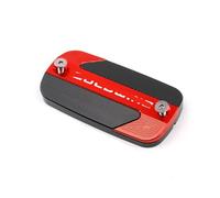 Couvercle Réservoirs pour Goldwing pour GL1800 pour GL1500 pour GL 1800 VTX 2010-2018 Moto CNC Aluminium Réservoir Liquide Réservoir D'Huile Avant Couvercle Coupe(Red)