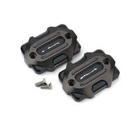 Couvercle Réservoirs pour PCX150 pour PCX160 2021 2022 2023 Bouchon De Tasse D'huile De Frein De Moto Couvercle De Maître-Cylindre Accessoires en Aluminium CNC(Titanium)