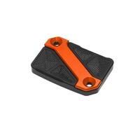 Couvercle Réservoirs Pour V7 Pour Stornello V9 Pour BOBBER 8 Moto Réservoir De Frein Avant Liquide CNC Couvercle Du Réservoir Bouchons De Coupe D'huile(Orange)
