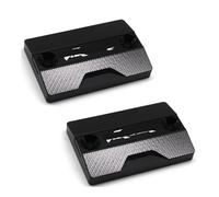 Couvercle Réservoirs pour Varadero XL1000 XL125 XL 1000 125 V Accessoires Moto CNC Réservoir De Frein Avant Couvercle du Réservoir De Liquide Bouchon De Tasse D'huile(Black)