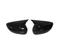 Couvercle Rétroviseur Aile Couvercle Rétroviseur Latéral Voiture Capuchon D'aile Pour Zoe 2019 2020 2021 2022 2023 2024 Pour Clio Pour Captur 2017 - 2018(Gloss Black)