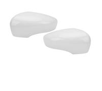 Couvercle Rétroviseur Aile Pour Clio 4 Pour Mk4 Pour Zoe Pour Captur 2012-2019 Coque Rétroviseur D'aile Porte Couvercle Rétroviseur Couvercle Boîtier(2pcs White)