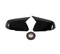 Couvercle Rétroviseur Boîtier de protection de rétroviseur avec/sans trou de feu de signalisation pour Ford pour Mustang 2015-2022 Capuchon de rétroviseur latéral(With Light Black)
