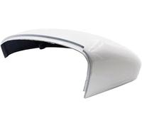 Couvercle rétroviseur Coques de rétroviseur pour VW pour Tiguan 2017-2020 Remplacement automatique du rétroviseur latéral gauche de la voiture Couvercle de capuchon d'aile Boîtier 1 ensemble(Blanc)