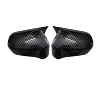 Couvercle Rétroviseur Lot de 2 coques de rétroviseur latéral en fibre de carbone pour Civic 8e berline 2005-2010 Côté Rétroviseurs Coque(Carbon Fiber Pattern)