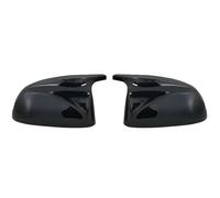 Couvercle Rétroviseur Lot de 2 coques de rétroviseurs latéraux de rechange pour BMW pour X3 G01 IX3 pour X4 G02 pour X5 G05 pour X6 G06 pour X7 G07 Côté Rétroviseurs Coque(Bright black)
