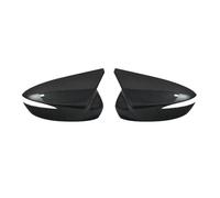 Couvercle Rétroviseur Lot de 2 coques de rétroviseurs latéraux en carbone noir pour Mazda pour CX-5 2015 2016 CX-4 pour CX-3 2016 2017 2018 Côté Rétroviseurs Coque(Carbon fiber pattern)